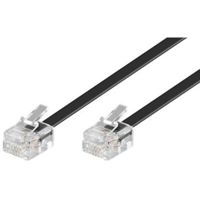 Microconnect MPK186 Puhelinjohto - 6m Musta Microconnect MPK186 Puhelinjohto - 6m Musta