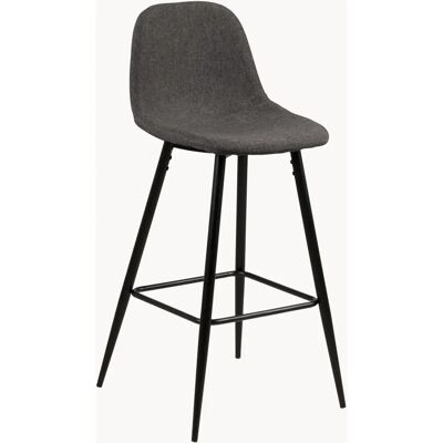 Hoker barowy Wilma od Andas - Webstoff, stal, szary Hoker barowy Wilma od Andas - Webstoff, stal, szary