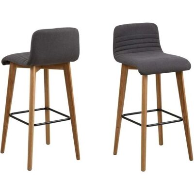 AC Design Furniture Szara Arosa barowa krzesło - Bar Stool AC Design Furniture Szara Arosa barowa krzesło - Bar Stool
