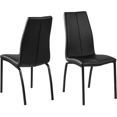 Silla de comedor NORDFORM Erik - Acero estable Cuero ecológico - 100kg Silla de comedor NORDFORM Erik - Acero estable Cuero ecológico - 100kg
