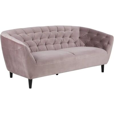 ACTONA GROUP Ria Couch - 3-Sitzer, Microvelours, Rosa ACTONA GROUP Ria Couch - 3-Sitzer, Microvelours, Rosa