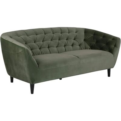 ACTONA GROUP Ria Couch - Samtstoff, Grün, 191cm ACTONA GROUP Ria Couch - Samtstoff, Grün, 191cm