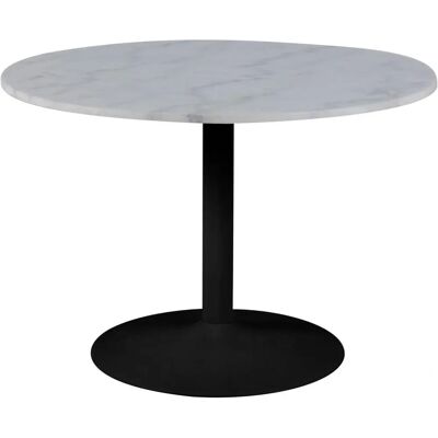 NORDFORM Jona 110cm Bílý Mramor Kulatý Jídelní Stůl - Jídelní Stůl NORDFORM Jona 110cm Bílý Mramor Kulatý Jídelní Stůl - Jídelní Stůl