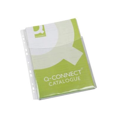 Protèges-feuilles A4 Q-Connect - Pack de 5 - Publicité Protèges-feuilles A4 Q-Connect - Pack de 5 - Publicité