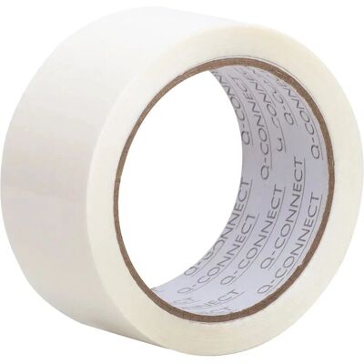 Cinta aislante Q-CONNECT KF02901 - Blanco - 66m - 50mm - Alta adherencia Cinta aislante Q-CONNECT KF02901 - Blanco - 66m - 50mm - Alta adherencia
