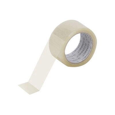 Q-Connect KF04382 Transparent Polypropylene Duct Tape - 50mm x 66m - 6 Rolls Q-Connect KF04382 Transparent Polypropylene Duct Tape - 50mm x 66m - 6 Rolls