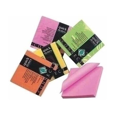 Etiquetas Reposicionáveis Verde Neon Q-Connect - 80 Folhas Etiquetas Reposicionáveis Verde Neon Q-Connect - 80 Folhas