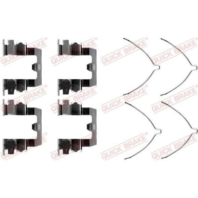 Kit de accesorios de freno de disco QUICK BRAKE 109-1095 Kit de accesorios de freno de disco QUICK BRAKE 109-1095