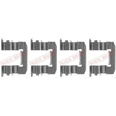 Quick Brake Vordere Bremsbeläge Zubehörsatz für Nissan Hyundai Kia Ssangyong - Bremsen-Set Quick Brake Vordere Bremsbeläge Zubehörsatz für Nissan Hyundai Kia Ssangyong - Bremsen-Set