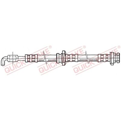QUICK BRAKE 50.966 - Brake hose QUICK BRAKE 50.966 - Brake hose
