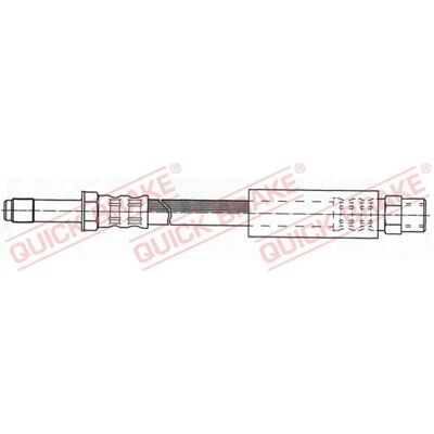 QUICK BRAKE 32.327 - Bremsenschlauch QUICK BRAKE 32.327 - Bremsenschlauch