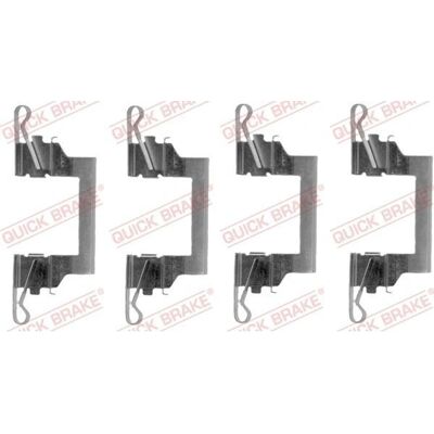 QUICK BRAKE - Vorderes Bremsbeläge-Set für Infiniti QX4 QUICK BRAKE - Vorderes Bremsbeläge-Set für Infiniti QX4