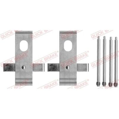 QUICK BRAKE 109-1634 - Pastiglie Freno a Disco QUICK BRAKE 109-1634 - Pastiglie Freno a Disco