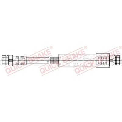 Manguera de Freno QUICK BRAKE 22.315 - Rosca Interna, 245mm Manguera de Freno QUICK BRAKE 22.315 - Rosca Interna, 245mm