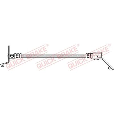 Mangueira de freio flexível QUICK BRAKE 25.007 - mangueira de freio Mangueira de freio flexível QUICK BRAKE 25.007 - mangueira de freio