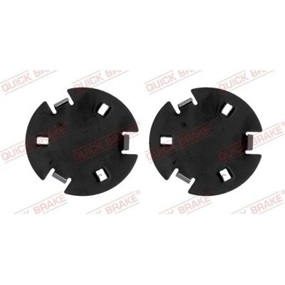 QUICK BRAKE W1244 Laminato anti-schioriglio - Pastiglie dei freni QUICK BRAKE W1244 Laminato anti-schioriglio - Pastiglie dei freni