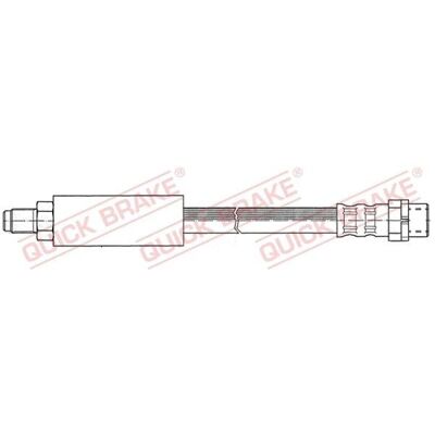 Mangueira de freio flexível QUICK BRAKE 37.031 - Mangueira de freio flexível Mangueira de freio flexível QUICK BRAKE 37.031 - Mangueira de freio flexível