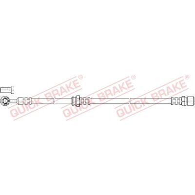 QUICK BRAKE 50.850X - Brake Hose QUICK BRAKE 50.850X - Brake Hose