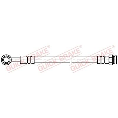 QUICK BRAKE M10x1 295mm Brake Hose - Brake Part QUICK BRAKE M10x1 295mm Brake Hose - Brake Part