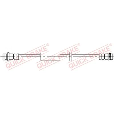 QUICK BRAKE 22.317 Γραμμή φρένου - Brake Line QUICK BRAKE 22.317 Γραμμή φρένου - Brake Line