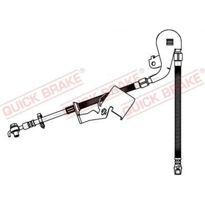 Țeavă de frână flexibilă QUICK BRAKE 58.803X - 400 mm, M10x1 Țeavă de frână flexibilă QUICK BRAKE 58.803X - 400 mm, M10x1