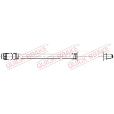 Bosch M10x1 Brake Hose - Brake Hose Bosch M10x1 Brake Hose - Brake Hose