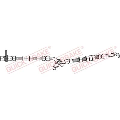 QUICK BRAKE 58.839 Fleksibel bremseledning - Flexible Brake Hose QUICK BRAKE 58.839 Fleksibel bremseledning - Flexible Brake Hose