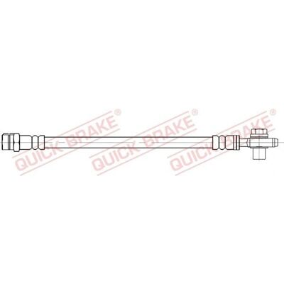 Quick Brake jarruletku - 255mm - M10x1 & M10x1.5 - Sopii Audi, Seat, Skoda, VW Quick Brake jarruletku - 255mm - M10x1 & M10x1.5 - Sopii Audi, Seat, Skoda, VW
