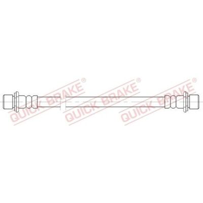 Furtun de frână spate Quick Brake Stânga/Dreapta pentru Citroën C1 - Furtun de frână Furtun de frână spate Quick Brake Stânga/Dreapta pentru Citroën C1 - Furtun de frână