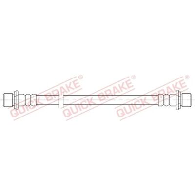 Quick Brake Bremse Slange Foran Venstre - Bremse Slange Quick Brake Bremse Slange Foran Venstre - Bremse Slange