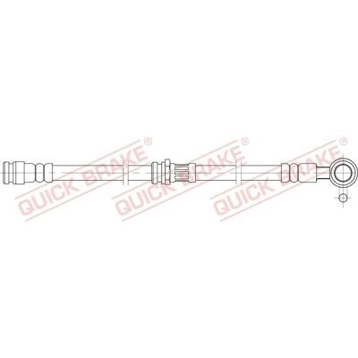 Quick Brake M10x1 Flexibler Bremsschlauch - Mazda CX-5 Quick Brake M10x1 Flexibler Bremsschlauch - Mazda CX-5