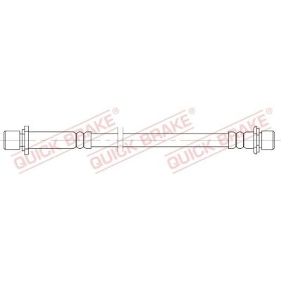 Manguera de freno Toyota Land Cruiser - M10x1, 297mm Manguera de freno Toyota Land Cruiser - M10x1, 297mm