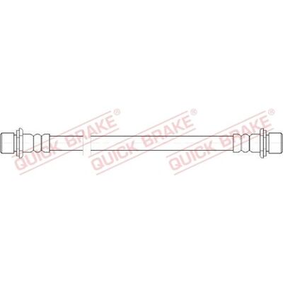 Quick Brake bremserør - M10x1, 318mm, Indvendigt gevind - Bremserør Quick Brake bremserør - M10x1, 318mm, Indvendigt gevind - Bremserør