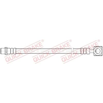 Fleksibel Bremse slange 58.010 - M10x1 for Saab 9-3, 9-3x Fleksibel Bremse slange 58.010 - M10x1 for Saab 9-3, 9-3x