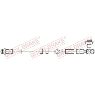 Quick Brake Model 59801X Flexible Brake Hose - Brake Parts Quick Brake Model 59801X Flexible Brake Hose - Brake Parts