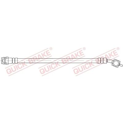 Ευέλικτος σωλήνας φρένου QUICK BRAKE 58.006X - 305mm - M10x1 & M10x1.5 νήματα Ευέλικτος σωλήνας φρένου QUICK BRAKE 58.006X - 305mm - M10x1 & M10x1.5 νήματα