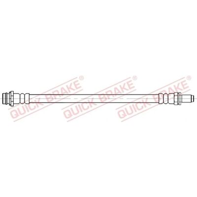 Volvo Bremsleitung - Hinterachse Links - 190mm - M10x1 - Außen - Bremsenteil Volvo Bremsleitung - Hinterachse Links - 190mm - M10x1 - Außen - Bremsenteil