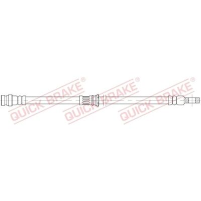 Quick Brake Mitsubishi Pajero IV Flexible Brake Hose - Brakes Quick Brake Mitsubishi Pajero IV Flexible Brake Hose - Brakes