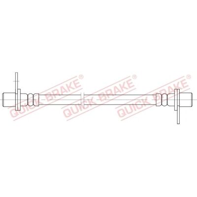 Mangueira de freio flexível Quick Brake M10x1 - Mangueira de freio Mangueira de freio flexível Quick Brake M10x1 - Mangueira de freio