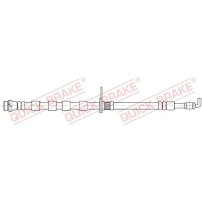 Quick Brake Fleksibel bremse slang til Ford Fiesta - bremse slang Quick Brake Fleksibel bremse slang til Ford Fiesta - bremse slang