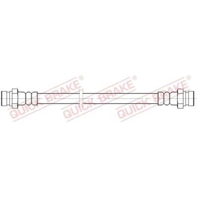 Tubo Frizione Mitsubishi Pajero Quick Brake - M10x1, 228mm, Blu Tubo Frizione Mitsubishi Pajero Quick Brake - M10x1, 228mm, Blu