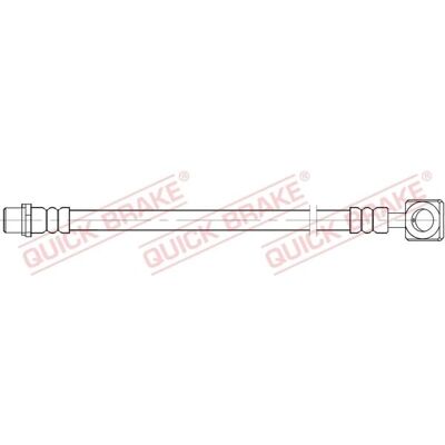 Quick Brake 58.009 Fleksibel Bremse Slange til Saab 9-3 - Bremse Slange Quick Brake 58.009 Fleksibel Bremse Slange til Saab 9-3 - Bremse Slange