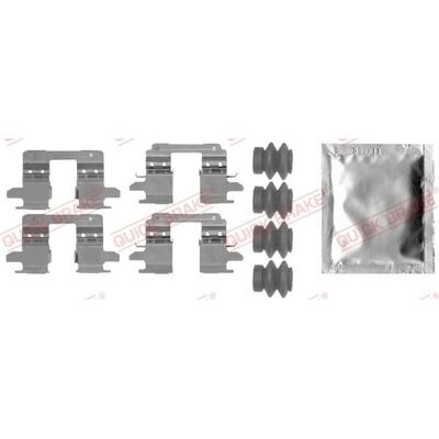 Triscan Zubehörsatz, Scheibenbremsbelag - Brake Pads Rear Triscan Zubehörsatz, Scheibenbremsbelag - Brake Pads Rear