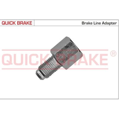 Adaptador de linha de freio QUICK BRAKE - M10x1, 29mm, Rosca interna e externa Adaptador de linha de freio QUICK BRAKE - M10x1, 29mm, Rosca interna e externa