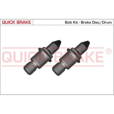 QUICK BRAKE Bremsscheibe Schraube - M10x1,25, 38mm, Packung mit 2 QUICK BRAKE Bremsscheibe Schraube - M10x1,25, 38mm, Packung mit 2