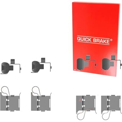 Quick Brake Sæt foran skiver til Toyota Hilux - Bremsbelægning Quick Brake Sæt foran skiver til Toyota Hilux - Bremsbelægning