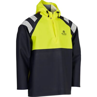 Elka - 177118 Unlimited Busseronne - geel fluorescerend/navy - jas Elka - 177118 Unlimited Busseronne - geel fluorescerend/navy - jas
