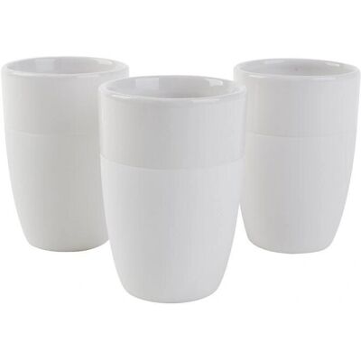 Creativ Company 744313 Weiße Tasse - Tasse mit matter Außenseite Creativ Company 744313 Weiße Tasse - Tasse mit matter Außenseite