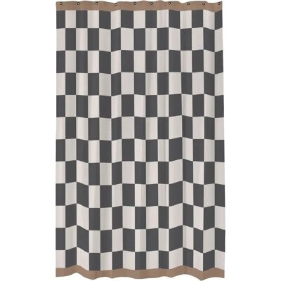 Mette Ditmer - Retro Duschvorhang - mørkegrå - Shower Curtain Mette Ditmer - Retro Duschvorhang - mørkegrå - Shower Curtain