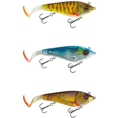Savage Gear Deviator Tail 20cm 87g Langsommende sinkende lokke - Blå Chrome Savage Gear Deviator Tail 20cm 87g Langsommende sinkende lokke - Blå Chrome